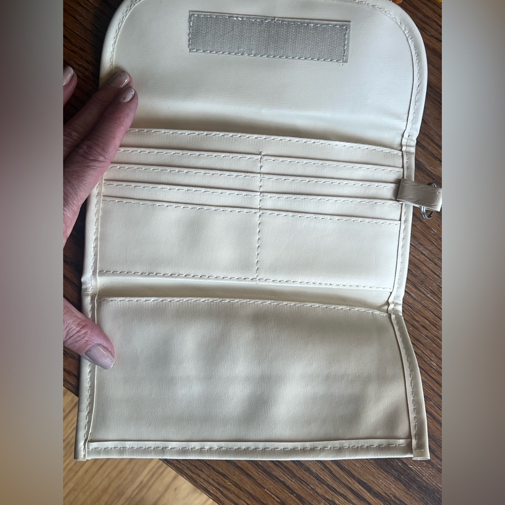 Vintage Patchwork Patch Leather Wallet Wristlet T… - image 5